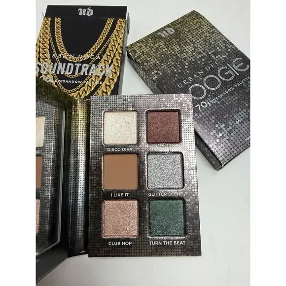 Urban Decay Eye Shadow Palettes Set Of 2 70’s Boogie & 00’s Soundtrack NIB - Picture 6 of 6